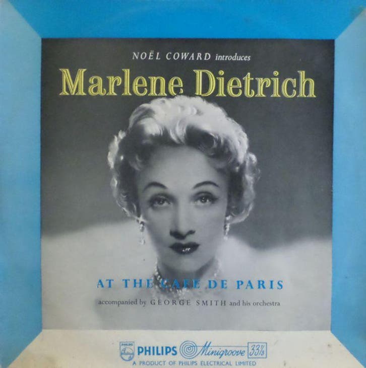 Marlene Dietrich - At The Café De Paris LP, CD & DVD, Vinyles | Autres Vinyles, Envoi