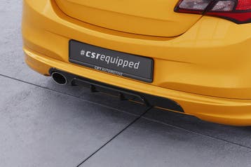 Diffuser | Achterspoiler voor Opel Corsa E GSI HA446-K, Verzenden, Nieuw