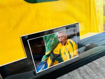 Brazil hand signed Beckett COA - Ronaldo - 2002 - T-shirt, Nieuw