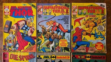 Spiderman, Fantastic Four, Thor, Batman - 6 Stripverhaal -, Boeken, Nieuw