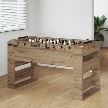 vidaXL Tafelvoetbal Artisan Eik 146,5 x 74 x 85 cm Bewerkt, Verzenden