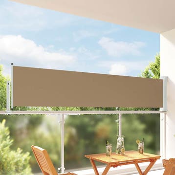 vidaXL Zijkant luifel 80 x 300 cm 100% polyester, ijzer,, Tuin en Terras, Verzenden, Nieuw