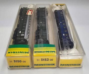 Minitrix N - 3150, 3152, 13306 - Ensemble de wagons de