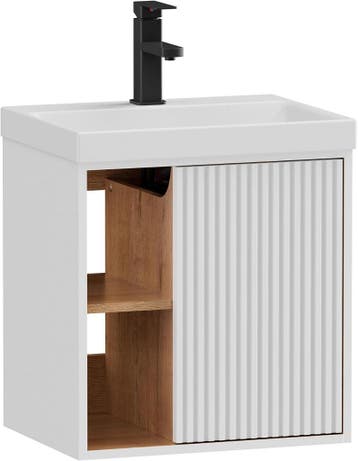 UEV Wastafel met onderkast, hangend, 50 cm, kleine wastafel, Verzenden, Nieuw