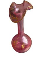 François-Théodore Legras - Vase - Cigogne - Verre, Antiek en Kunst