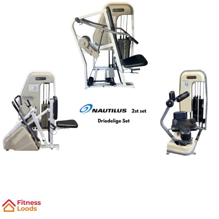 Nautilus - 2st Set - Driedelige Set, Sport en Fitness, Fitnessmaterialen, Overige typen, Ophalen of Verzenden