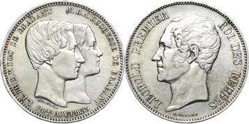 5 Francs 1853, Belgie-koenigreich Leopold I 1830-1865, Verzenden, België
