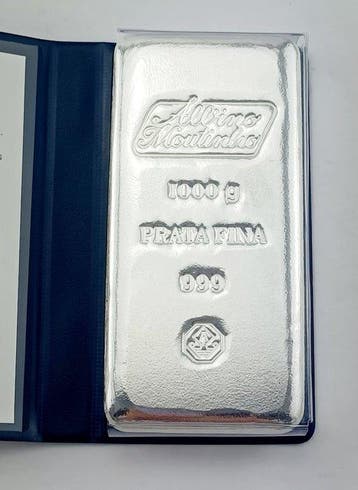 1 kilogram - Zilver .999 - Albino Moutinho - Verzegeld en