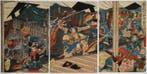 Utagawa Yoshitsuya – De Soga-broers: Tien daden van wraak