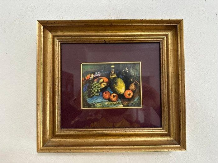 Lijst - Hout, bladgoud - lijstje bladgoud, Antiek en Kunst, Curiosa en Brocante