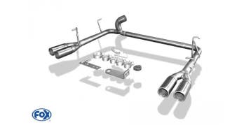 FOX Toyota Landcruiser J20 uitlaatsysteem rechts/links - 2x7, Auto-onderdelen, Verzenden, Nieuw