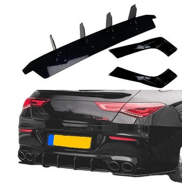Diffuser Splitter | Mercedes CLA 2019- | Coupé / Shooting br, Verzenden