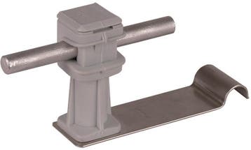 Dehn Support de conducteur de toit StSt Plastique Gris H36mm, Verzenden