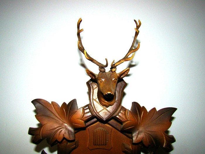 Pendule à coucou - Régula - Bois - 1970-1980, Antiek en Kunst, Antiek | Klokken