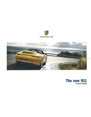 2014 PORSCHE 911 CARRERA HARDCOVER BROCHURE ENGELS, Nieuw
