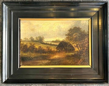 William Hull (1820-1880) - Paysage champêtre, Antiquités & Art, Art | Peinture | Classique