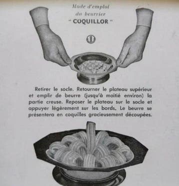 COQUILLOR - Boterschotel - COQUILLOR-GLACE / BTÉ S.G.D.G. /