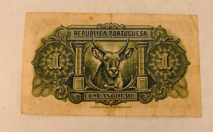 Angola. - 1 Angolar - 1942 - Pick 68 (Zonder minimumprijs), Postzegels en Munten, Bankbiljetten | Europa | Niet-Eurobiljetten