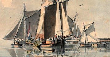 Nederlandse school (XIX) - Scène marine