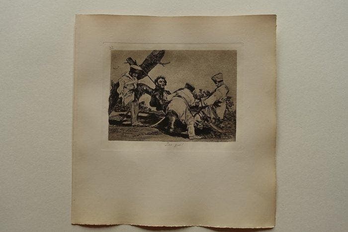 Francisco De Goya (1746-1828) - Desastres de la Guerra,, Antiek en Kunst, Antiek | Overige Antiek