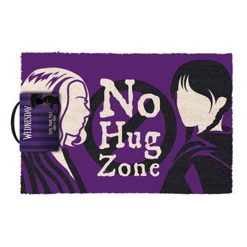 Wednesday Deurmat No Hug Zone 40 x 60 cm, Ophalen of Verzenden