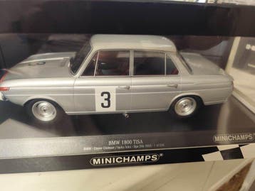 Minichamps 1:18 - Modelauto - BMW 1800 TiSA Jacky Ickx Spa, Hobby en Vrije tijd, Modelauto's | 1:5 tot 1:12, Nieuw