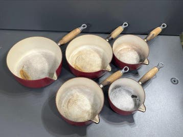 Le Creuset - Steelpan (5) - Metaal, Hout, Antiquités & Art