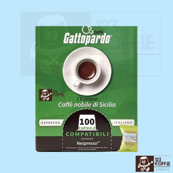 Gattopardo Insonnia capsules Nespresso  100 stuks intense, Elektronische apparatuur, Koffiemachine-accessoires, Verzenden