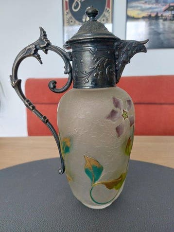 Kruik - pâte de verre Gallia, Antiquités & Art