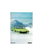 1973 FIAT X1/9 BROCHURE NEDERLANDS, Ophalen of Verzenden, Nieuw