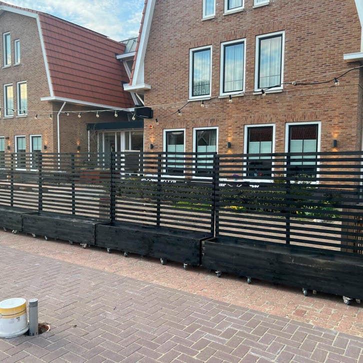Grote houten plantenbak 180x40x36 met optie klimrek 176cm!, Tuin en Terras, Bloembakken en Plantenbakken, 30 tot 60 cm, 100 cm of meer