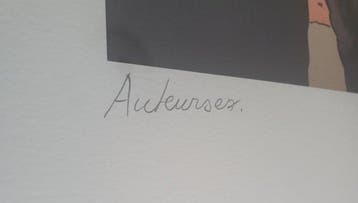 Merho - 1 Offset Print - Kiekeboe, Auteursexemplaar met, Boeken, Stripverhalen, Nieuw