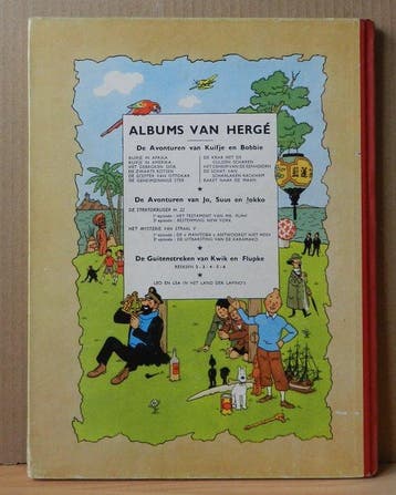Kuifje 7 - Kuifje de Zwarte Rotsen - 1 Album - Herdruk -
