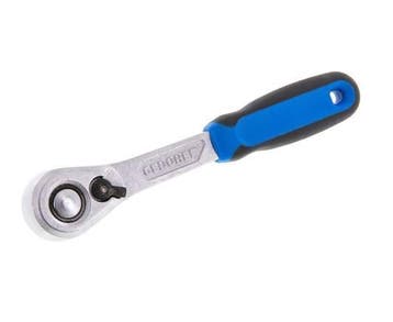 Cliquet 1/4 Gedore avec levier de commutation et bouton de, Verzenden