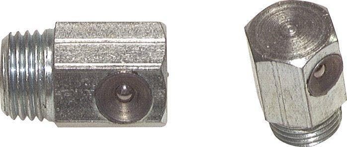 Graisseur à angle droit en forme dentonnoir Acier R 1/8, Bricolage & Construction, Ventilation & Extraction, Envoi