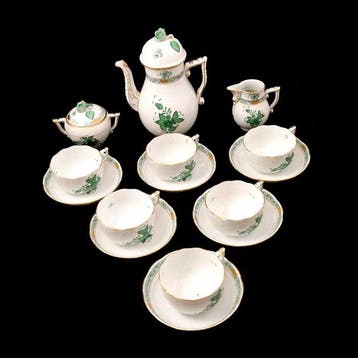 Herend - Service à thé et café (15) - Porcelaine