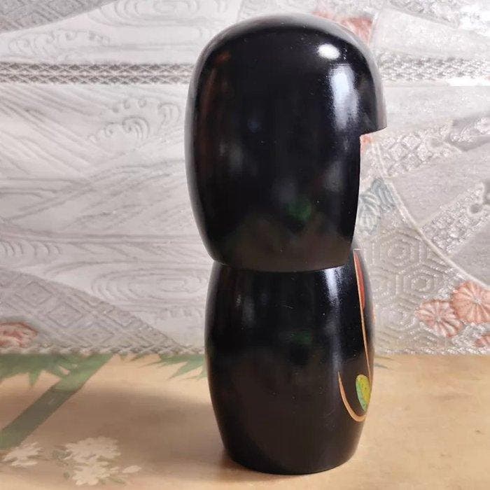 Japan - Beeld, Humanoid Kokeshi - 13.5 cm - Hout, Antiek en Kunst, Curiosa en Brocante