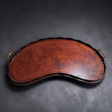 Dienblad voor op bed - Eduardiana - Mahonie - Sheraton, Antiek en Kunst