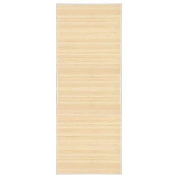 vidaXL Tapijt 80x200 cm bamboe natuurlijk, Verzenden