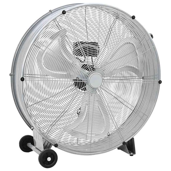 vidaXL Trommelventilator met wiel Zilver 79 x 37 x 82 cm, Electroménager, Climatiseurs, Envoi