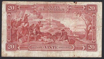 Angola. - 20 Angolares - 1951 - Pick 83 (Sans prix de