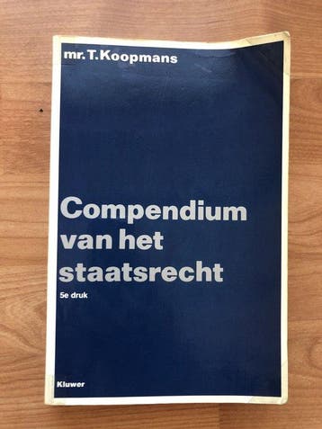 Compendium van het staatsrecht - Koopmans, Verzenden