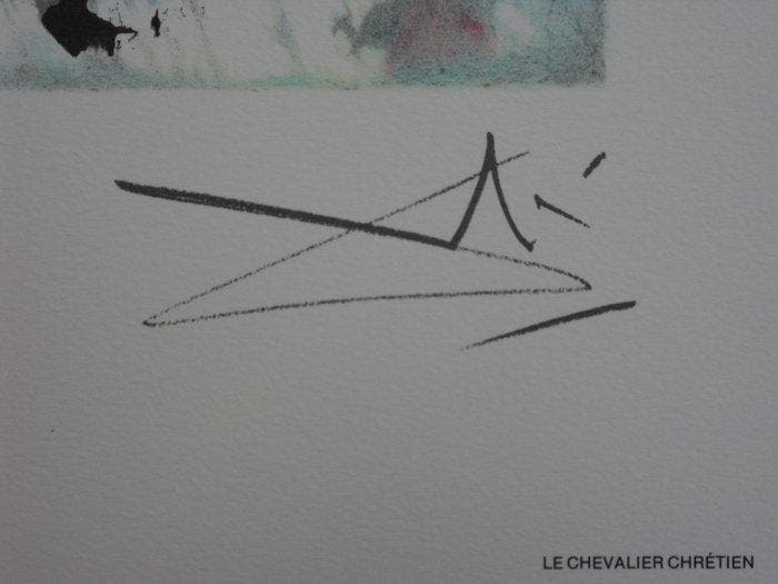 Salvador Dali (1904-1989) - Le Chevalier Chrétien, Antiquités & Art, Antiquités | Autres Antiquités