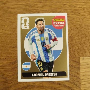 2026 Panini World Cup Stickers Lionel Messi Extra Sticker, Nieuw