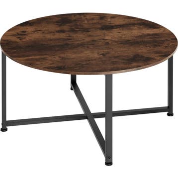 tectake Salontafel Aberdeen 88,5x47cm - Industrieel hout don, Huis en Inrichting, Verzenden, Nieuw