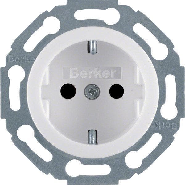 Hager Berker Wandstopcontact 1930/glas, Bricolage & Construction, Électricité & Câbles, Envoi