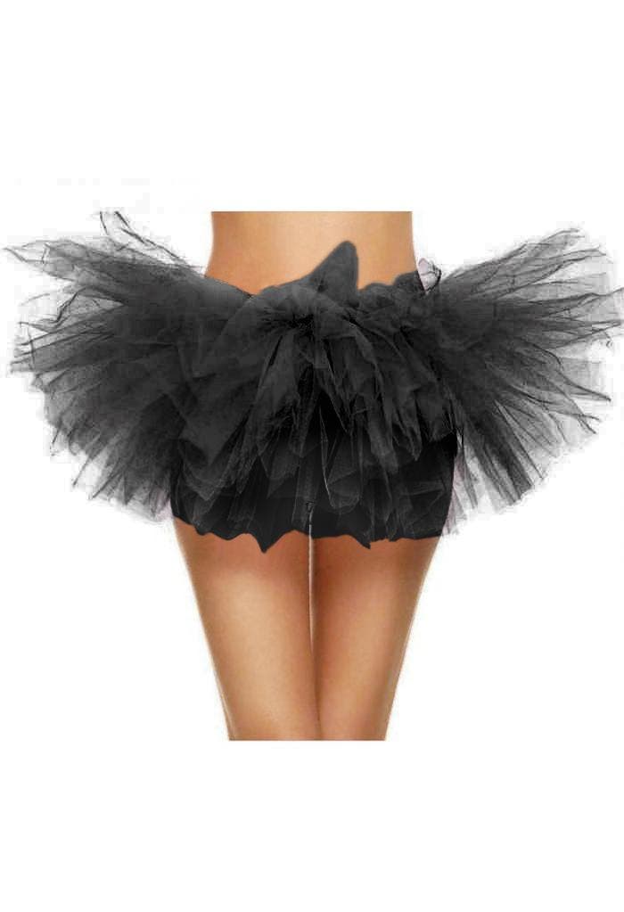 KIMU® Korte Tutu Zwart Tule Rokje XS S M Zwarte Petticoat Ro, Kleding | Dames, Carnavalskleding en Feestkleding, Nieuw, Ophalen of Verzenden