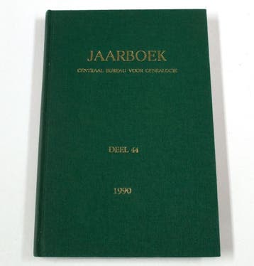Jaarboek genealogie iconografisch bur. 44 9789070324520, Verzenden, Gelezen