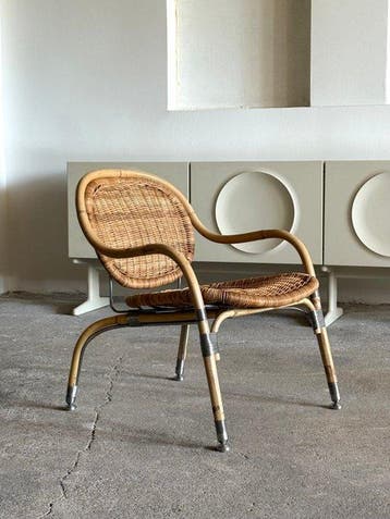 IKEA - Mats Theselius - Fauteuil - Näton - Rattan, Bamboe,