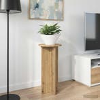 vidaXL Plantenstand 2 pcs Artisanaal eiken 29,5 x 29,5 x 60, Verzenden, Nieuw